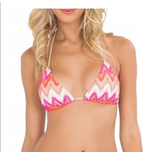 NWT: Luli Fama Flamingo Beach Braided Bikini